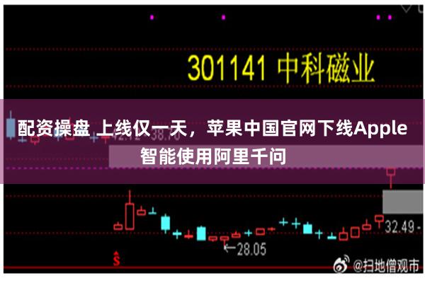 配资操盘 上线仅一天，苹果中国官网下线Apple智能使用阿里千问